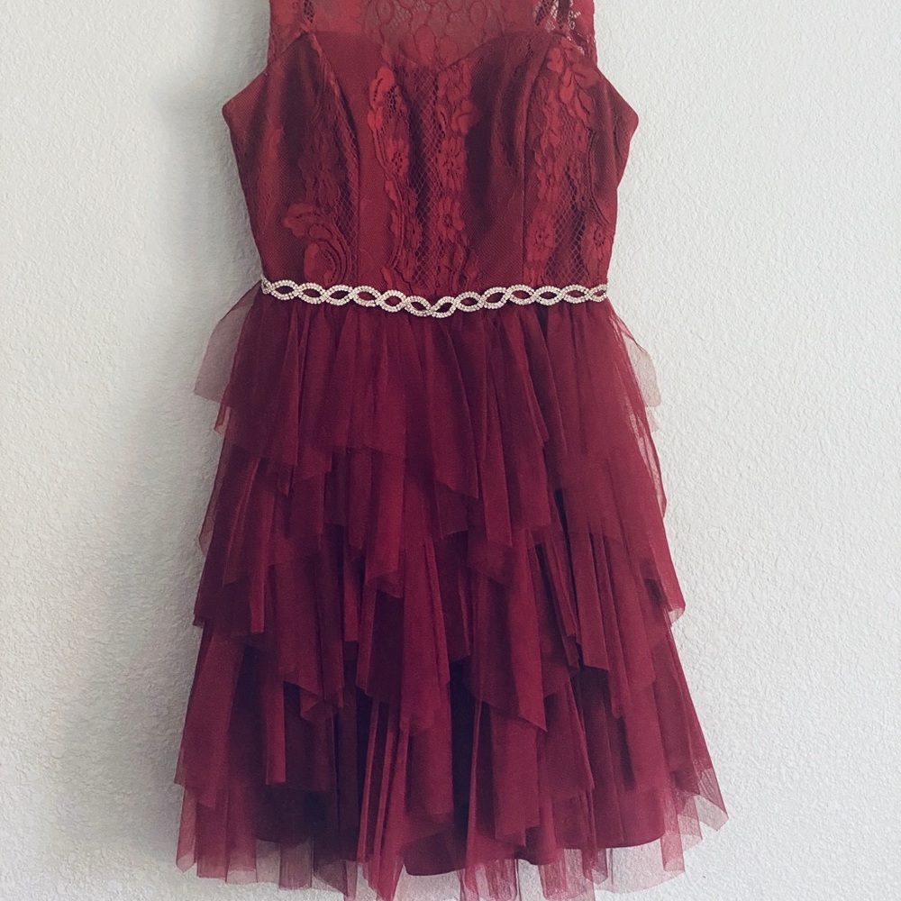 Burgundy Formal Dress
